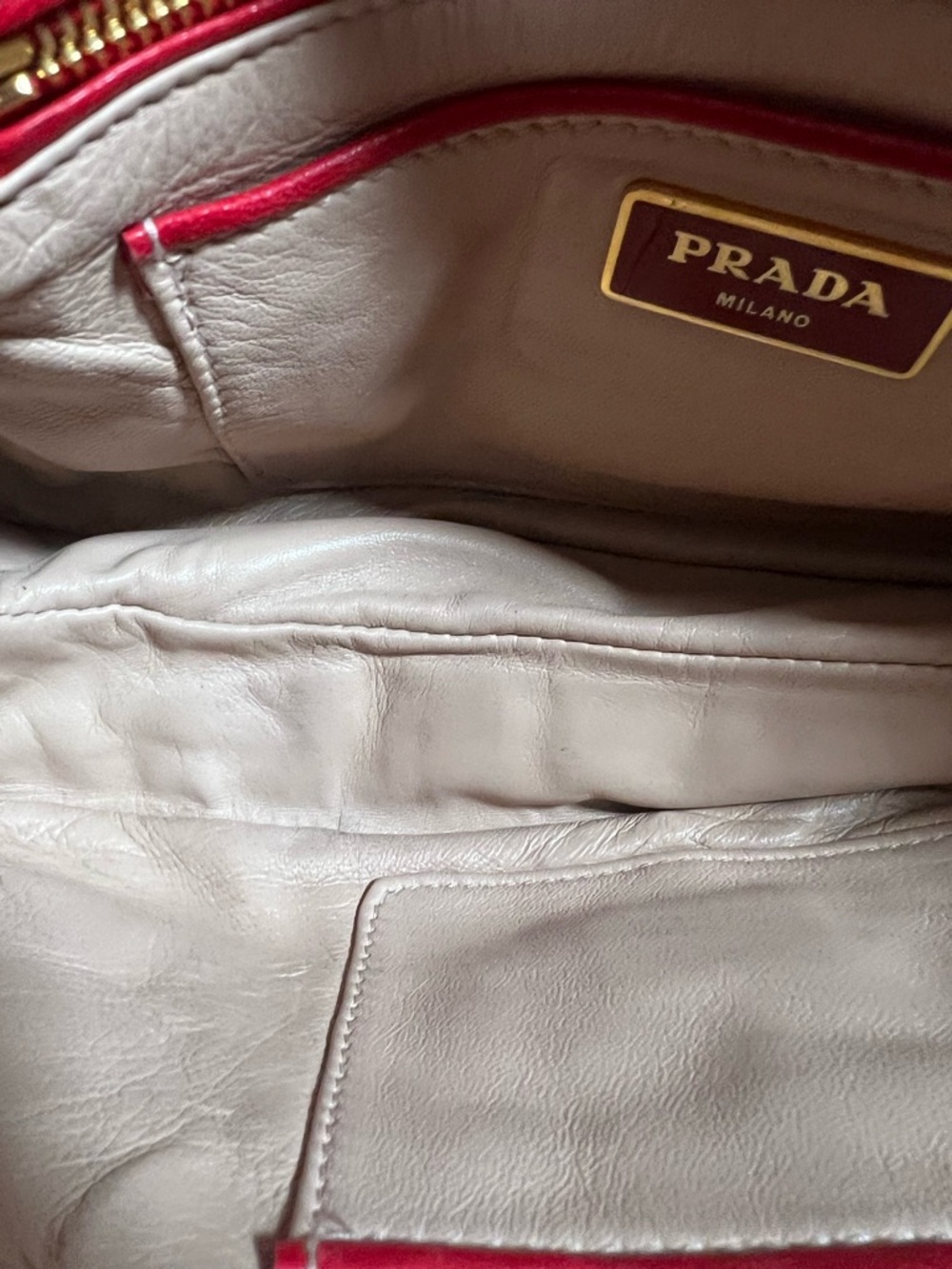 Prada Red Gaufre bag - Picture 12 of 15